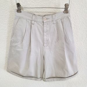 Vintage Eddie Bauer Cargo Tan High Rise Shorts
